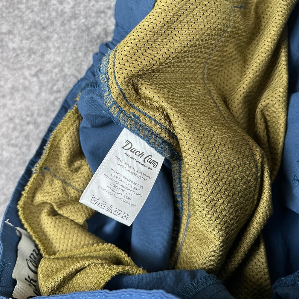 Duck Camp Drifter Pants Mens Small (30x30) Blue Outdoors Hiking Stretch Fishing - Picture 4 of 12